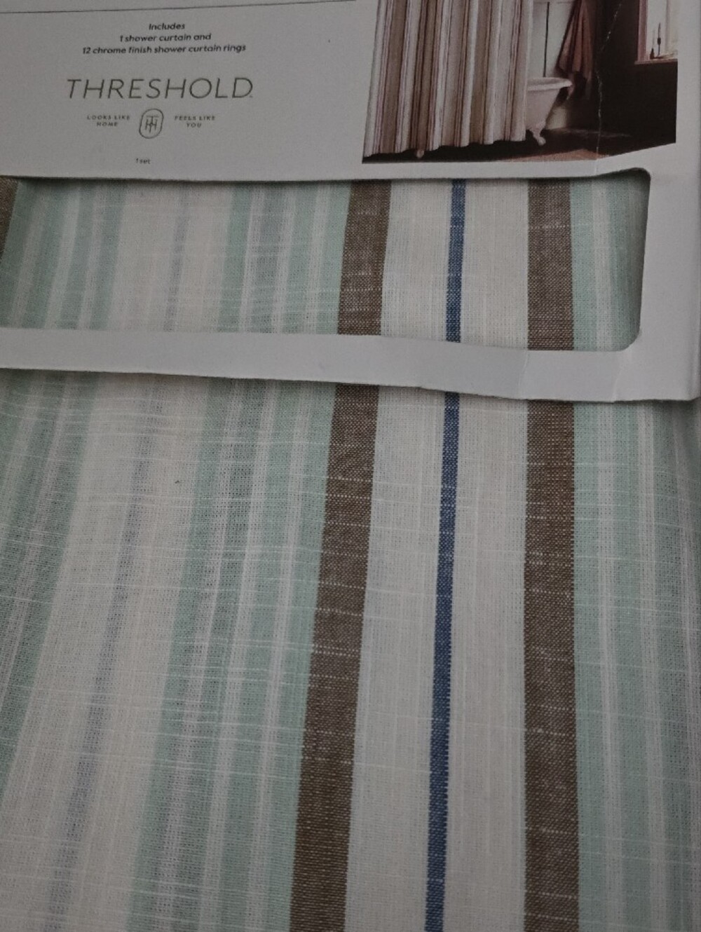 Threshold Shower Curtain